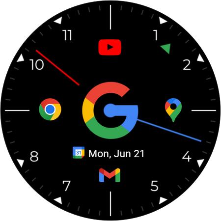 Google Fan Watch Face Logo