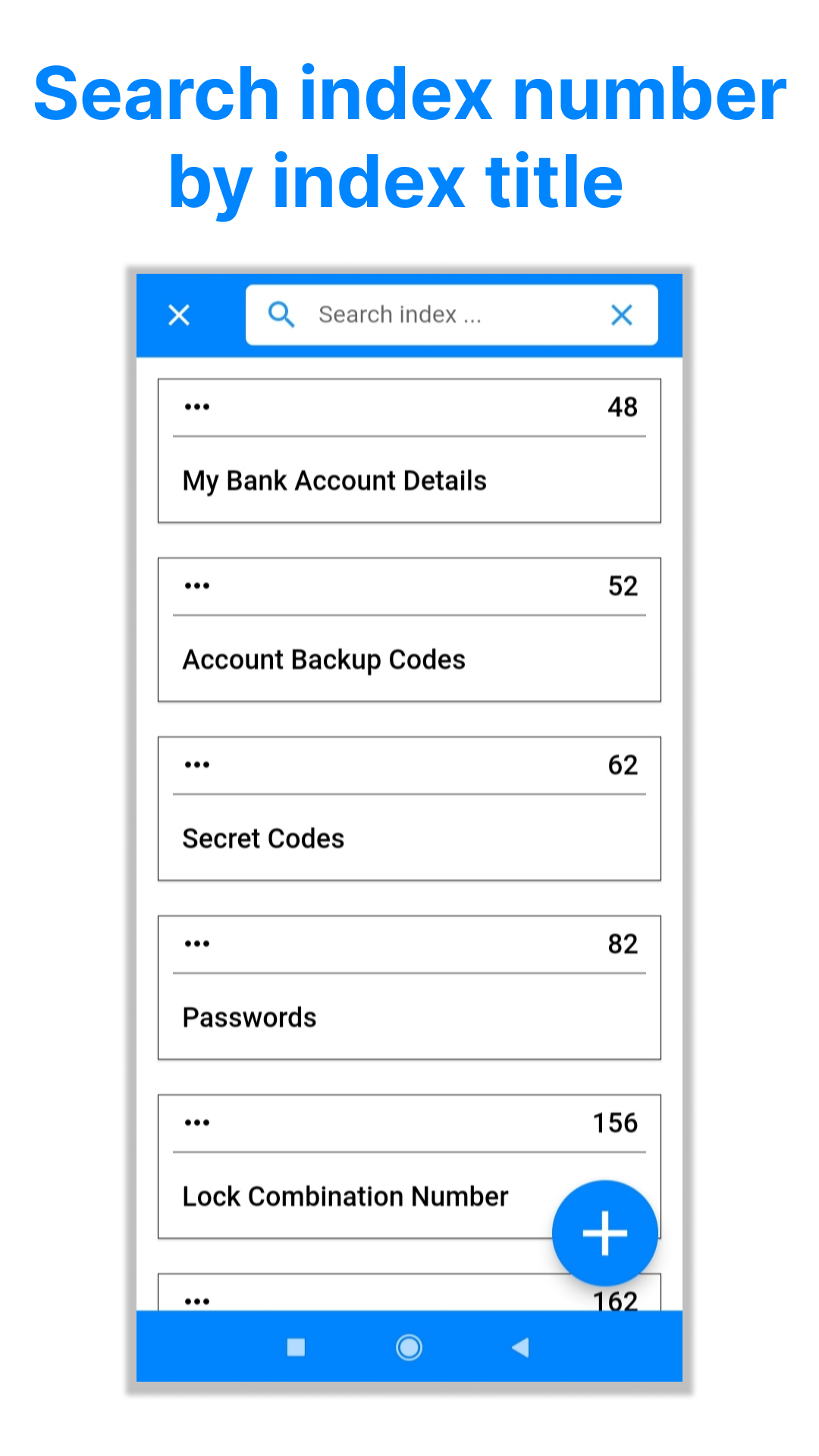 Index Manager Screenshot 5